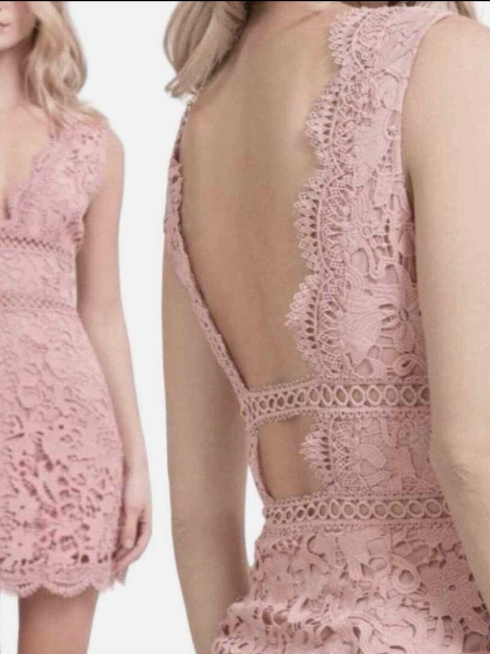 J.O.A Dusty Pink Mini Dress Size Small EUC